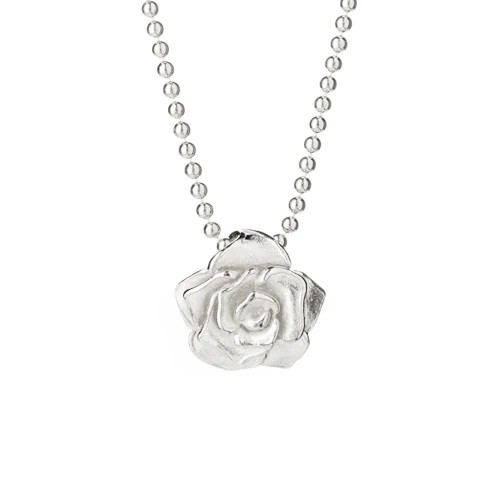 Drachenfels Rose of Antoine small rose pendant made of 925 silver Length: 2.0cm Width: 1.8cm