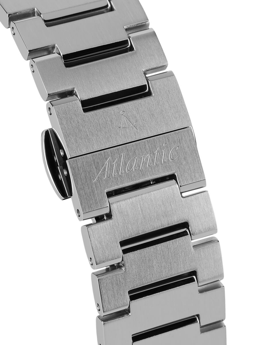 Atlantic Seawave Chrono Edelstahl Silber