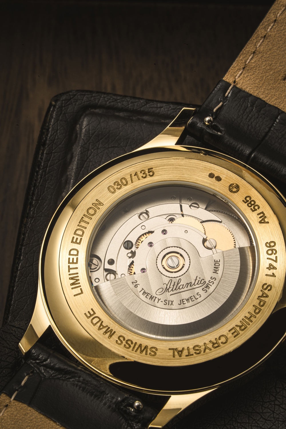 Atlantic Seagold Moonphase 14K Gelbgold Limited 135 Year Anniversary Edition