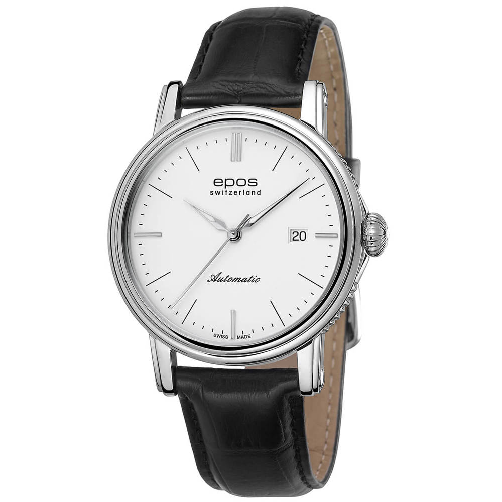 Epos Timeless 3390 Date Weiss mit Lederband