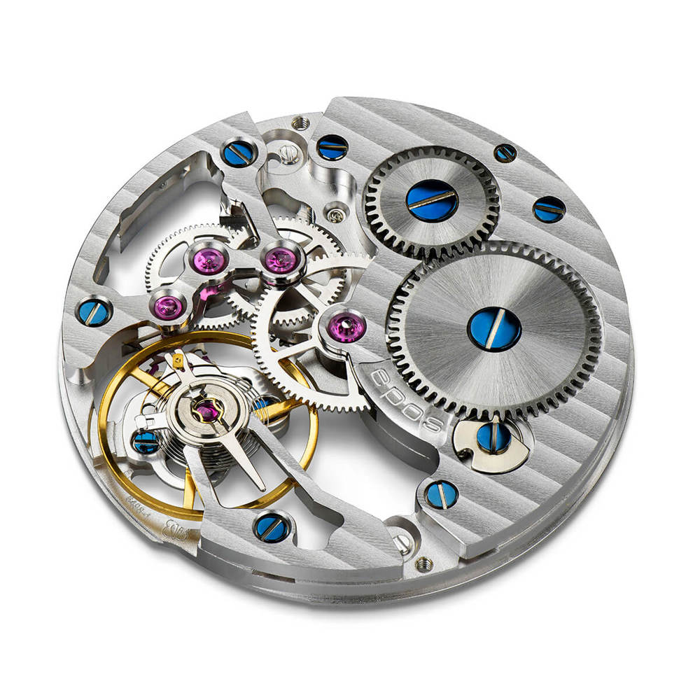 Epos Timeless 3500 Skelettiert Limited Edition Silber mit Lederband