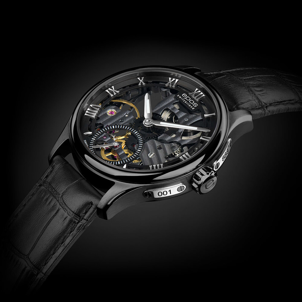 Epos Timeless 3500 Skelettiert Limited Edition Schwarz mit Lederband
