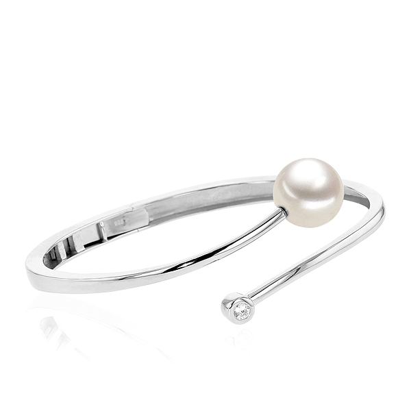 AURONOS bracelet with Ming pearl, 925 silver