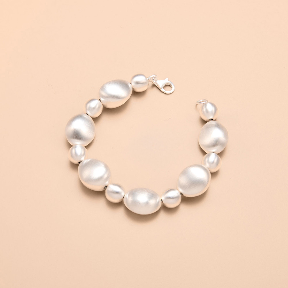 AURONOS Silverline PURE bracelet made of 925 silver and 19 cm long