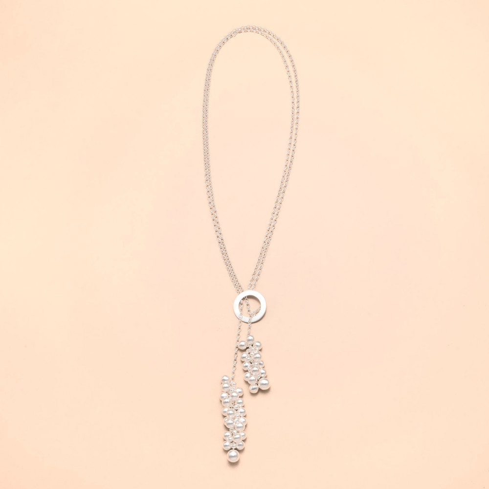 Collier AURONOS Silverline en argent 925, longueur 116 cm 