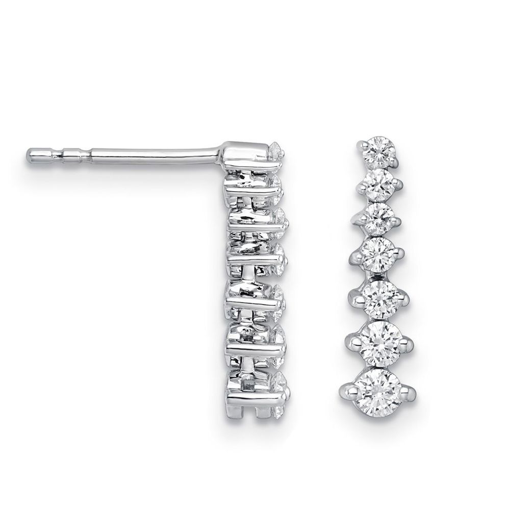 AURONOS Lab Diamonds Ohrstecker 14K Weissgold 0.5ct. VS F