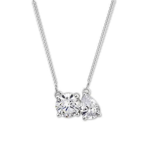 Ensemble AURONOS Lab Diamonds avec bague et collier, chacun 1,5 ct VS F