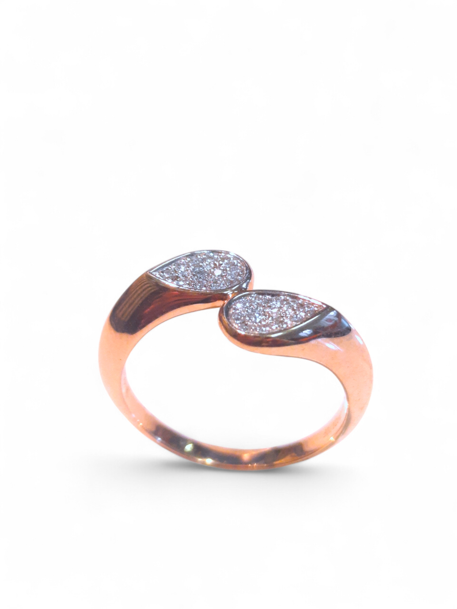 Roségold Ring mit Brillanten