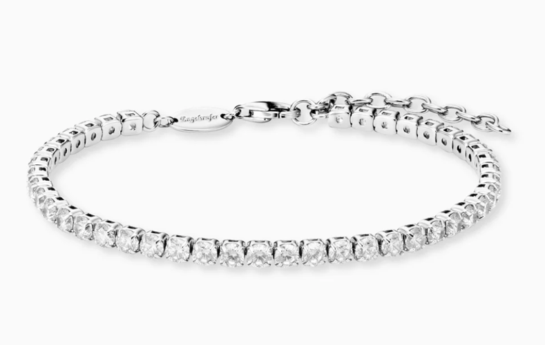 Engelsrufer tennis bracelet, 925 silver with zirconia, 20 cm