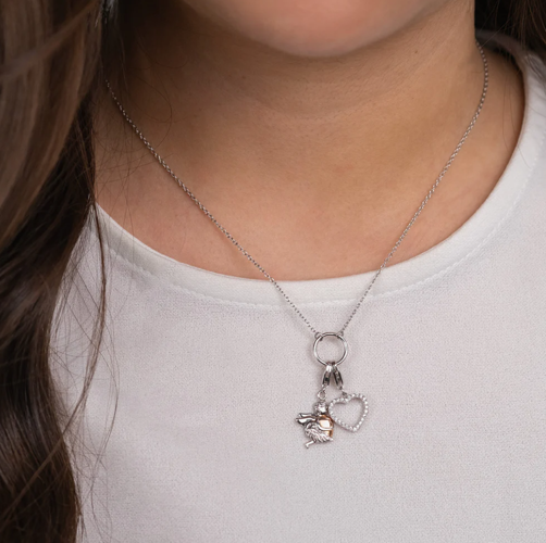 Engelsrufer Anhänger Herz 925 Silber mit Zirkonia