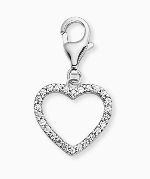 Engelsrufer Anhänger Herz 925 Silber mit Zirkonia