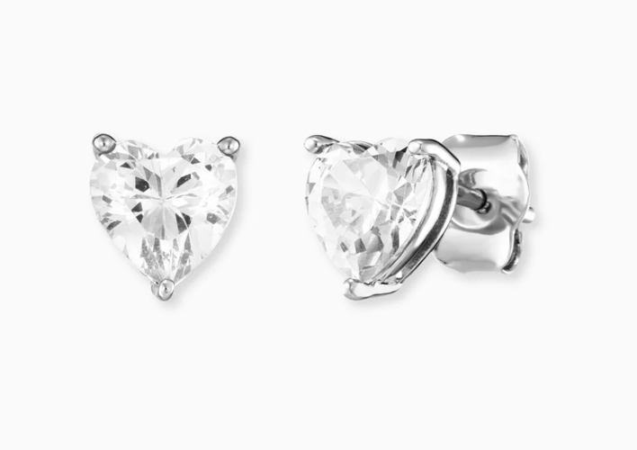 Engelsrufer Ohrstecker Herz 925 Silber mit Zirkonia