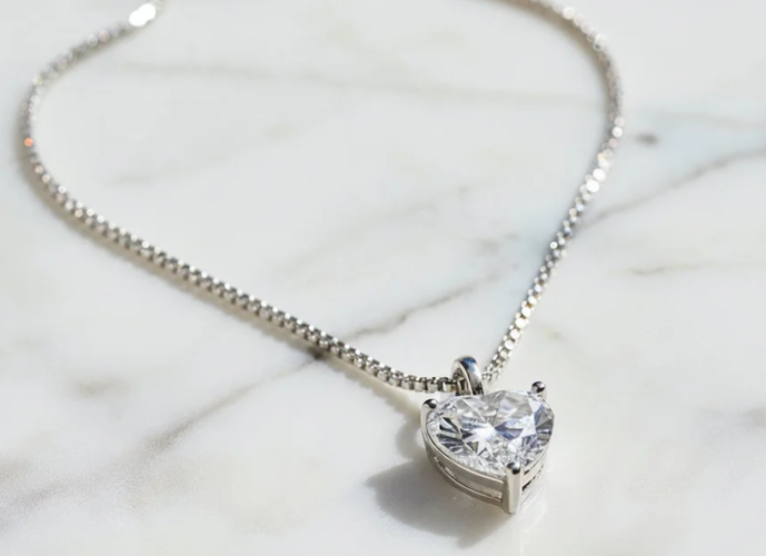 Engelsrufer Collier Herz 925 Silber mit Zirkonia 45cm