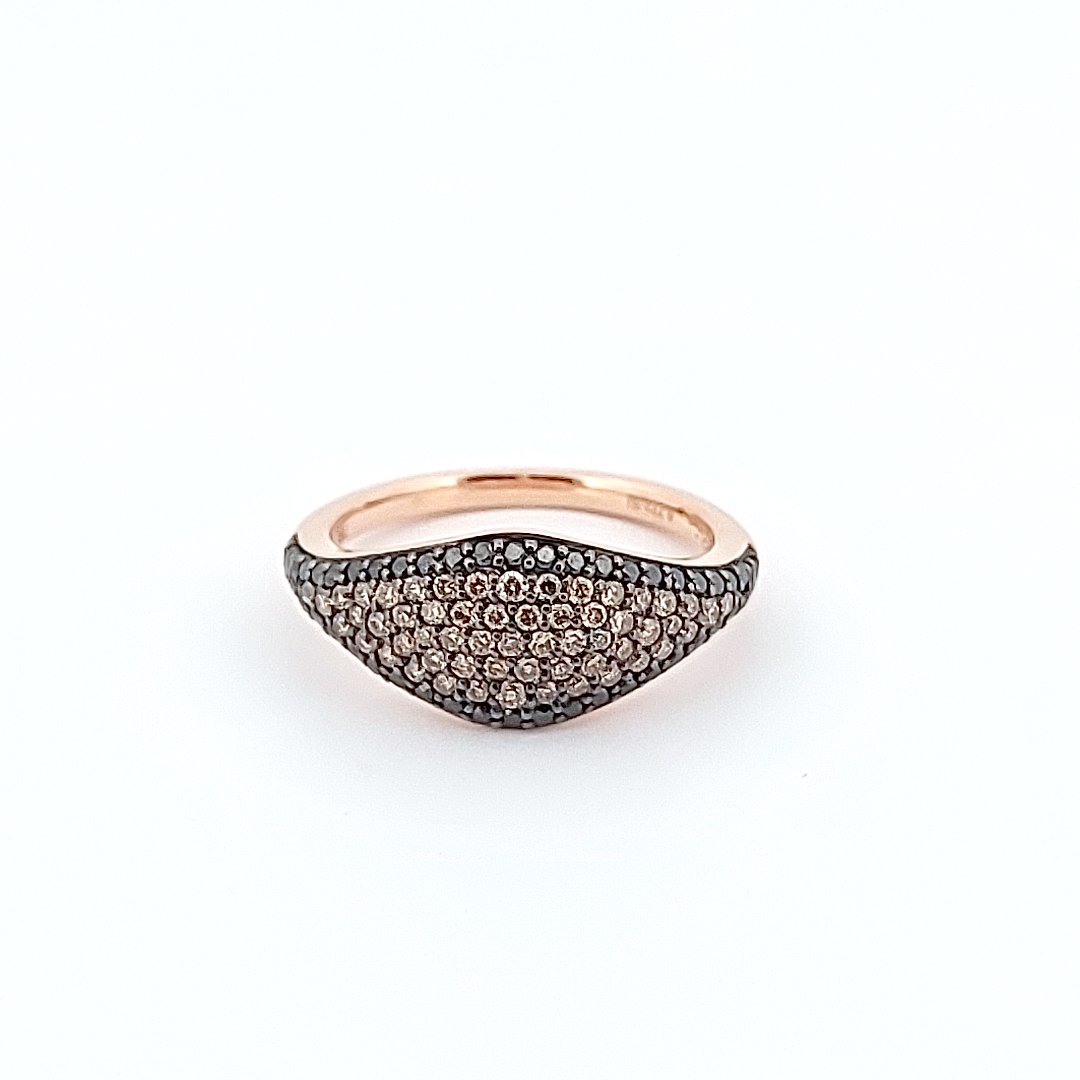 Ring Rosegold mit Brillanten