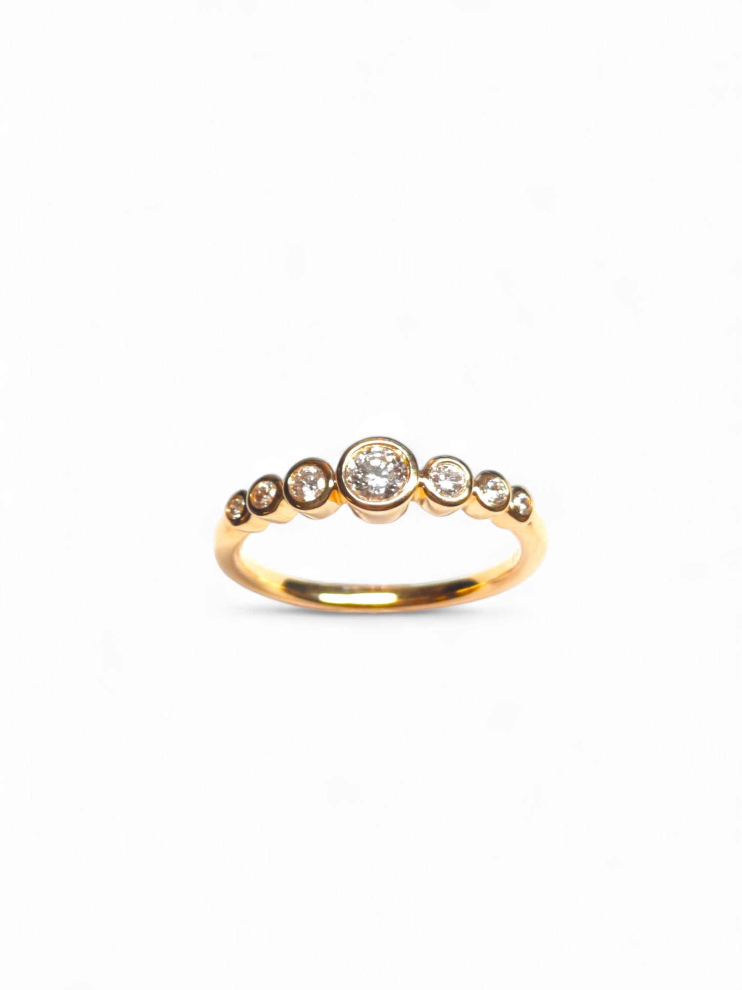 Ring Gelbgold mit Brillanten