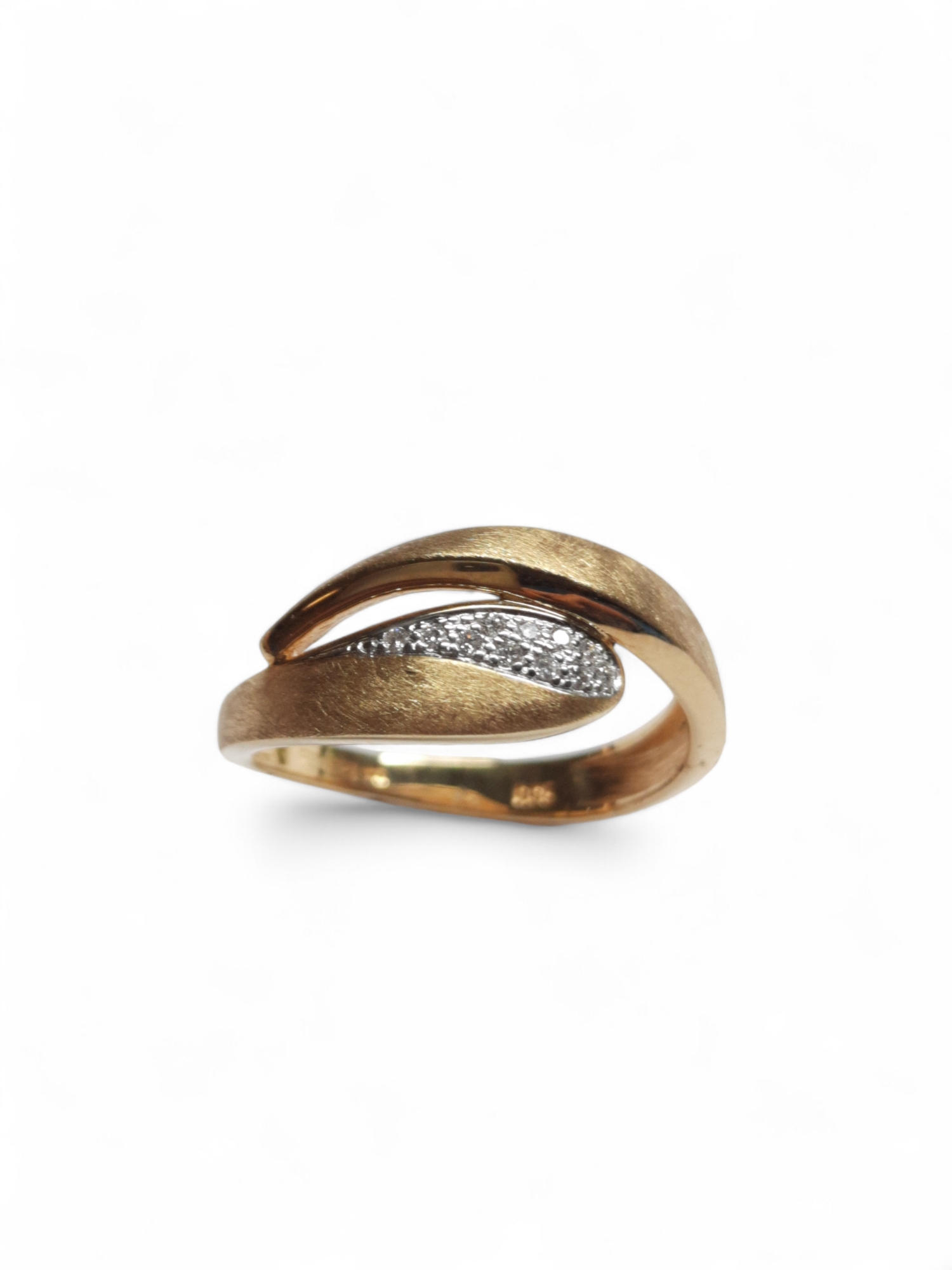 Ring Gelbgold mit Brillanten