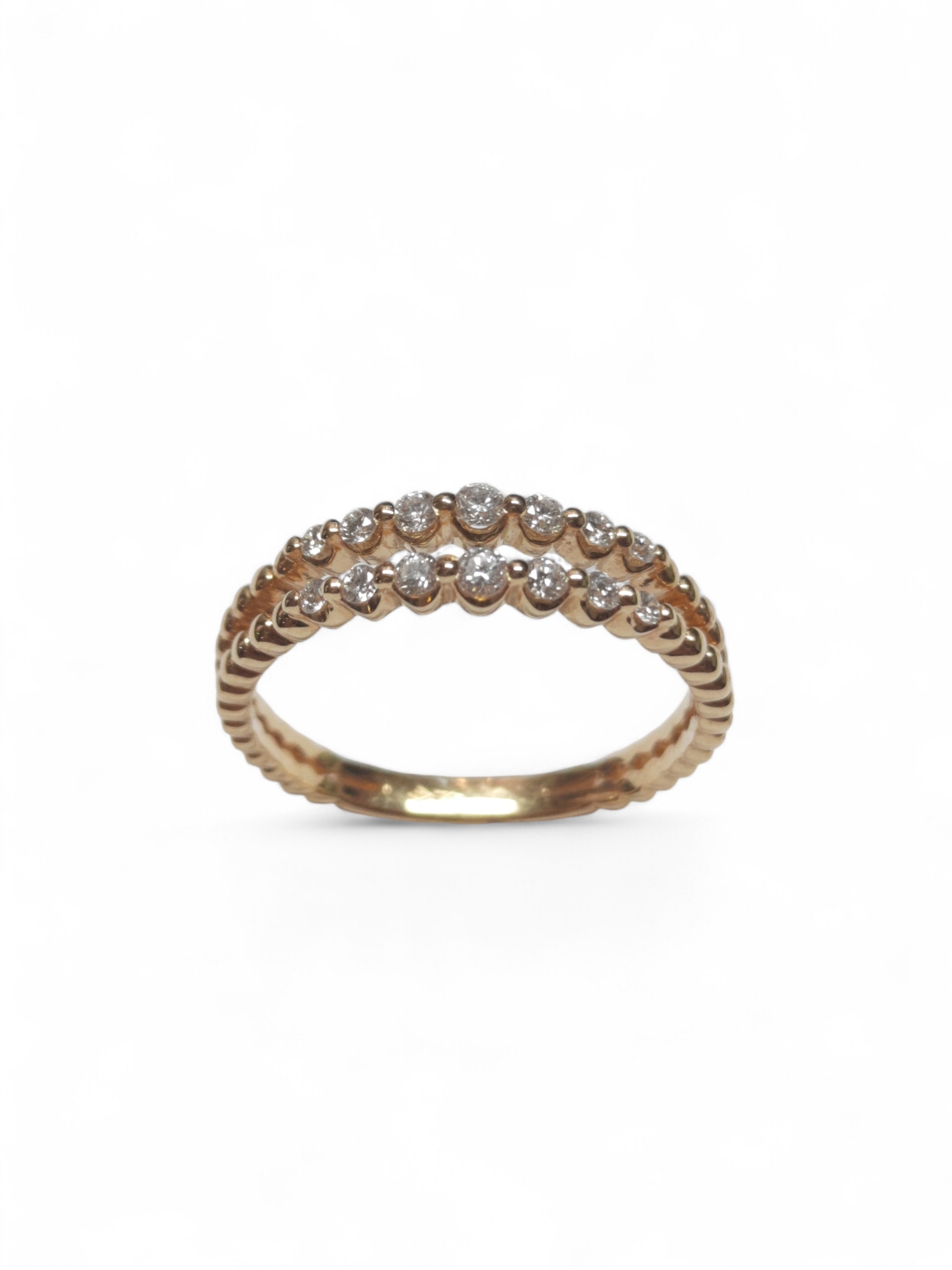 Ring Gelbgold mit Brillanten