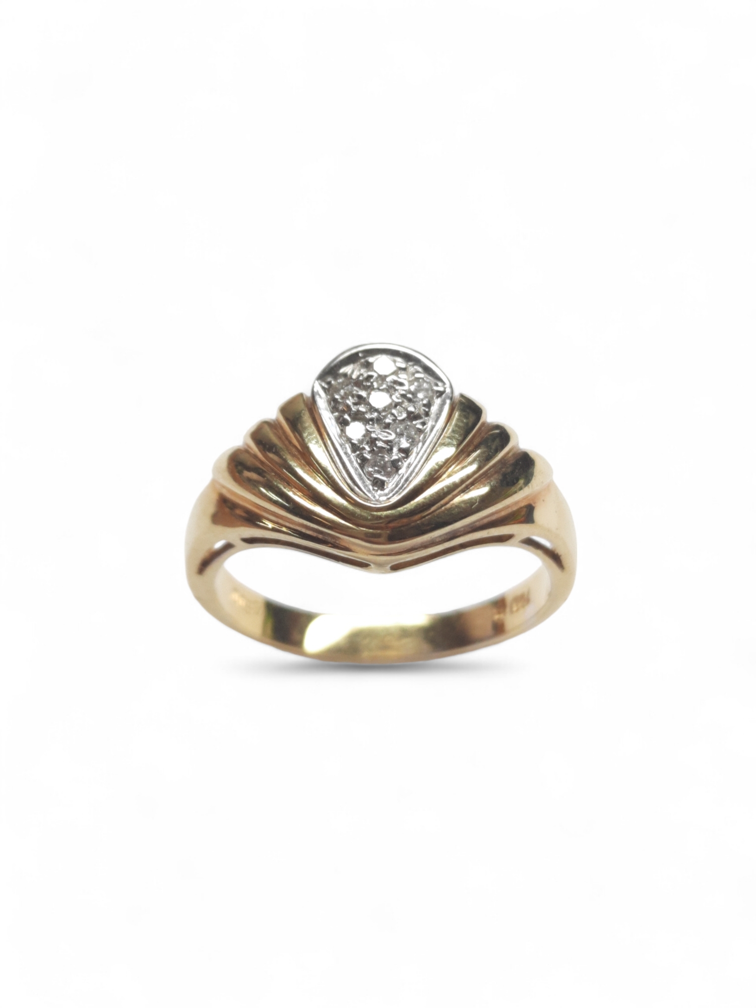 Ring Gelbgold mit Brillanten