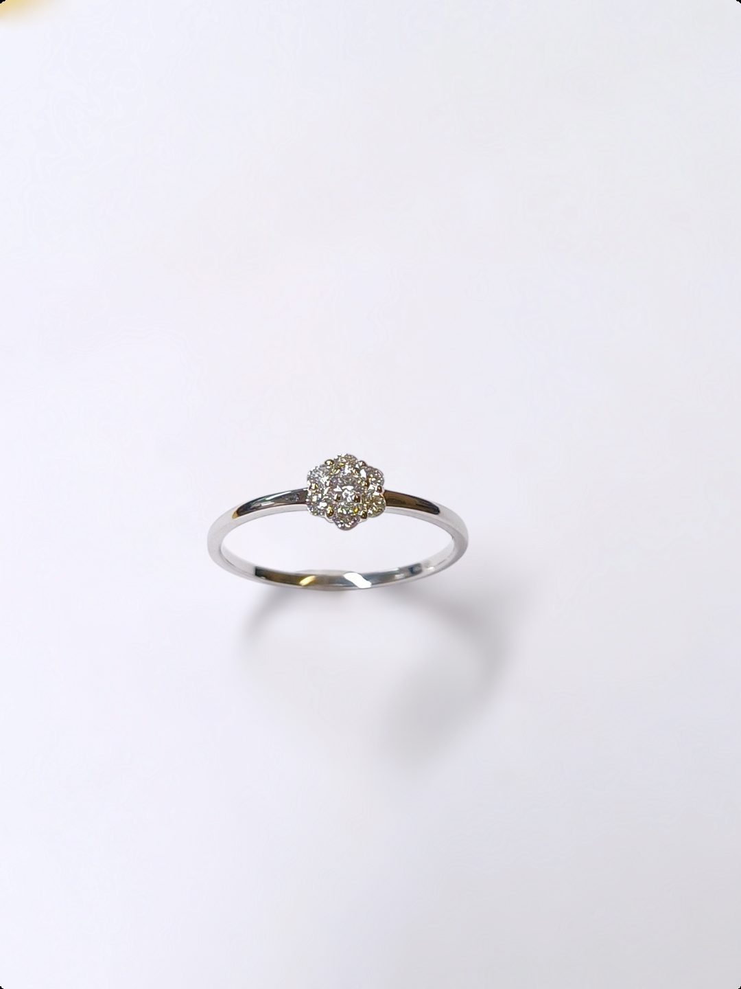 Ring Weissgold mit Brillanten