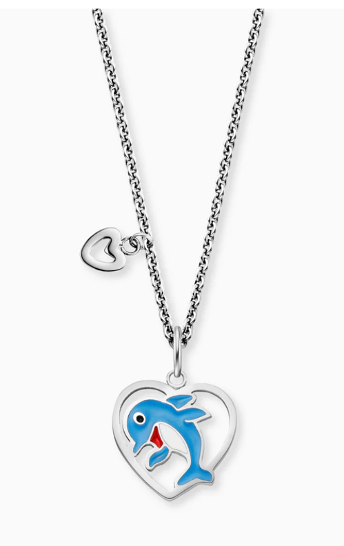 Engelsrufer Collier Delphin aus Edelstahl 42cm