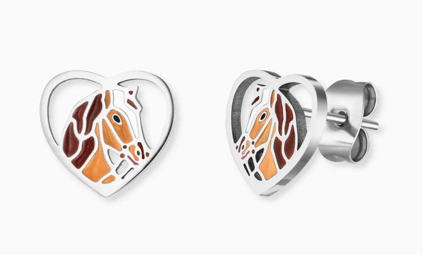 Engelsrufer Ohrstecker Pferd aus Edelstahl